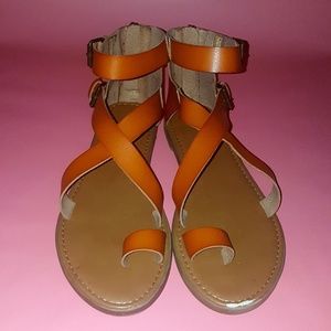 Orange Sandals